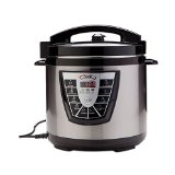 Power Pressure Cooker XL 8 Quart, Digital Non Stick Stainless Steel Steam Slow Cooker and Canner